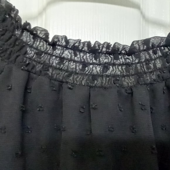 Blue rain black mini dress - Picture 12 of 14